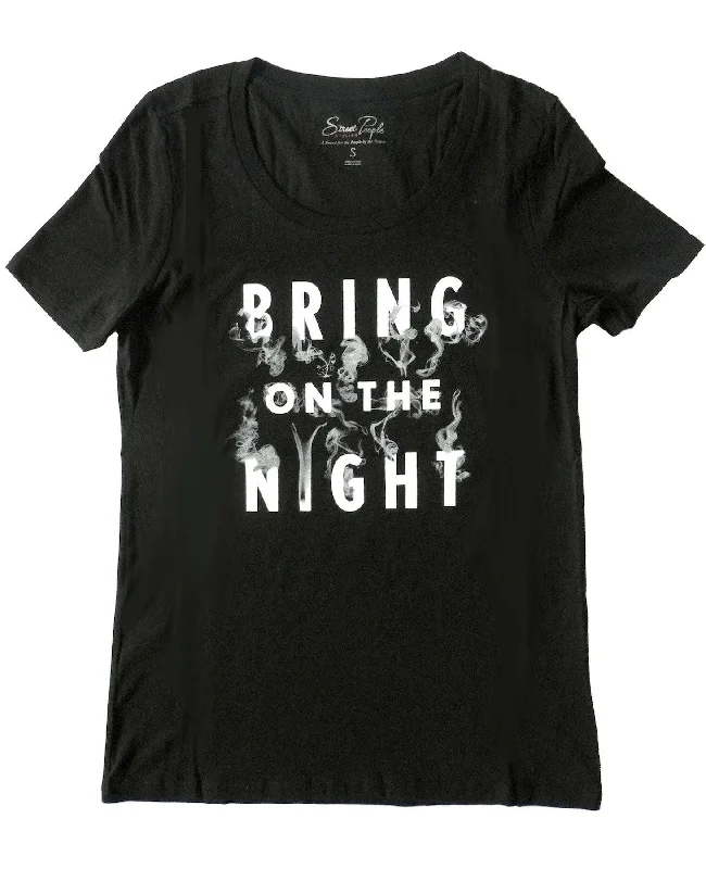 Sleeveless Women T Shirt for Summer ComfortBring On The Night T-Shirt