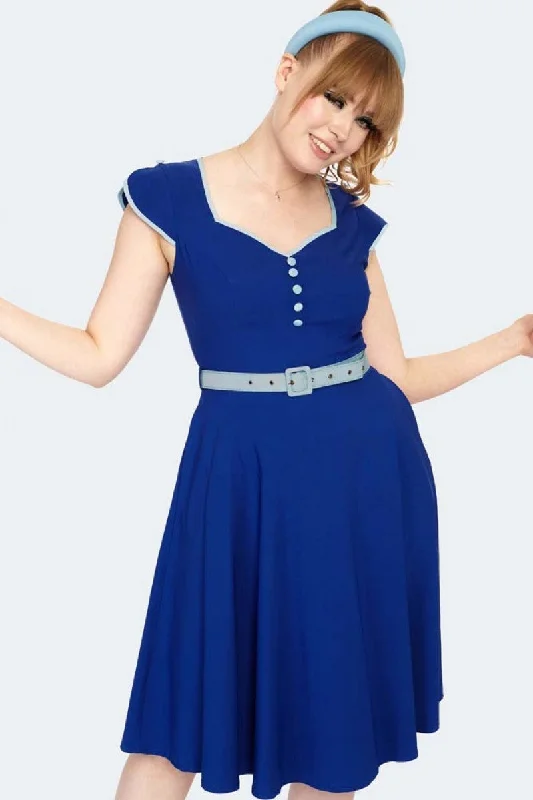 Plus Size Women Dress with a Flattering A - Line Cut for Comfort and StyleChacha Flare Dress