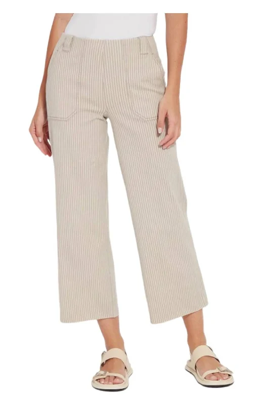 Cropped Kate Pants In Khaki