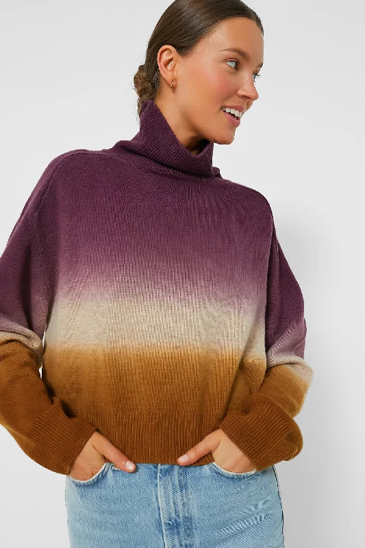 Plus - Size Women Sweater with a Flattering FitAubergine Dora Sweater