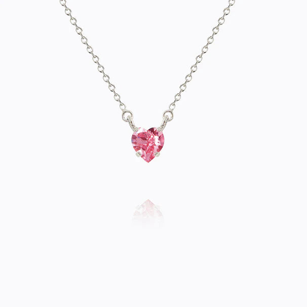 Plus - Size Women Sweater with a Flattering FitCaroline Svedbom Valentina Heart Necklace Rhodium - Rose