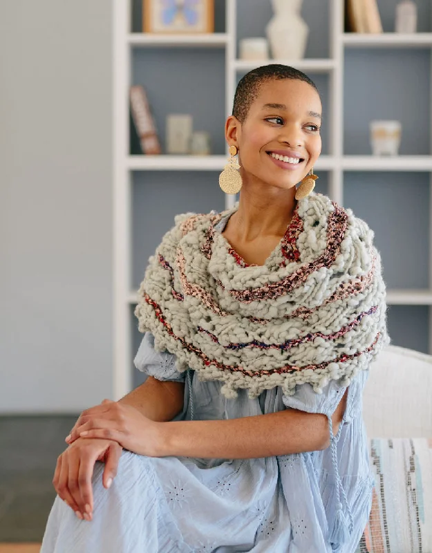 Oversized Women Sweater for a Cozy and Fashionable LookConstellation Shawl Pattern