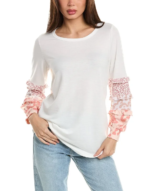 Cable - Knit Women Sweater with Intricate PatternsDaisy Lane Ruffle Pullover