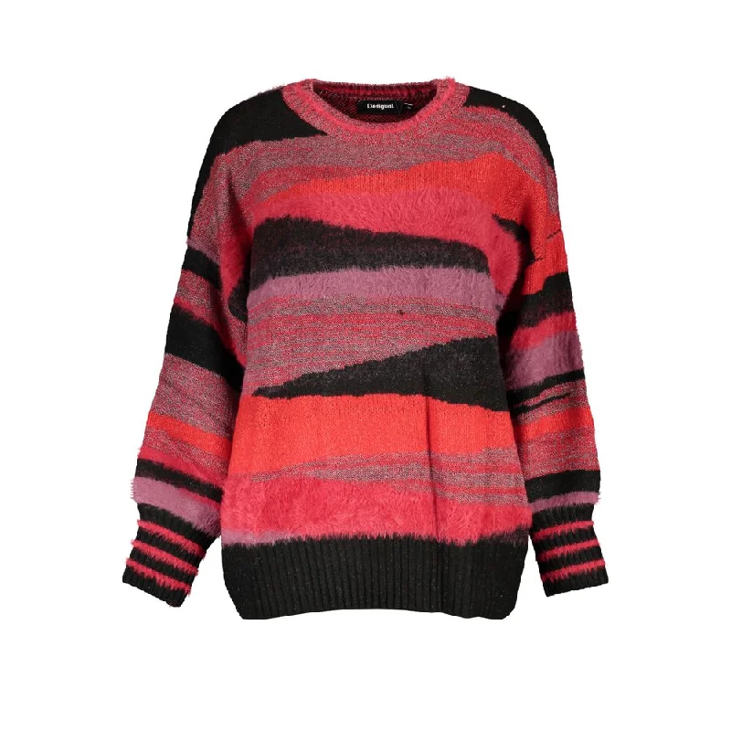 Mock - Neck Women Sweater for a Modern TwistDesigual Chic Turtleneck Sweater with Contrast Women's Details