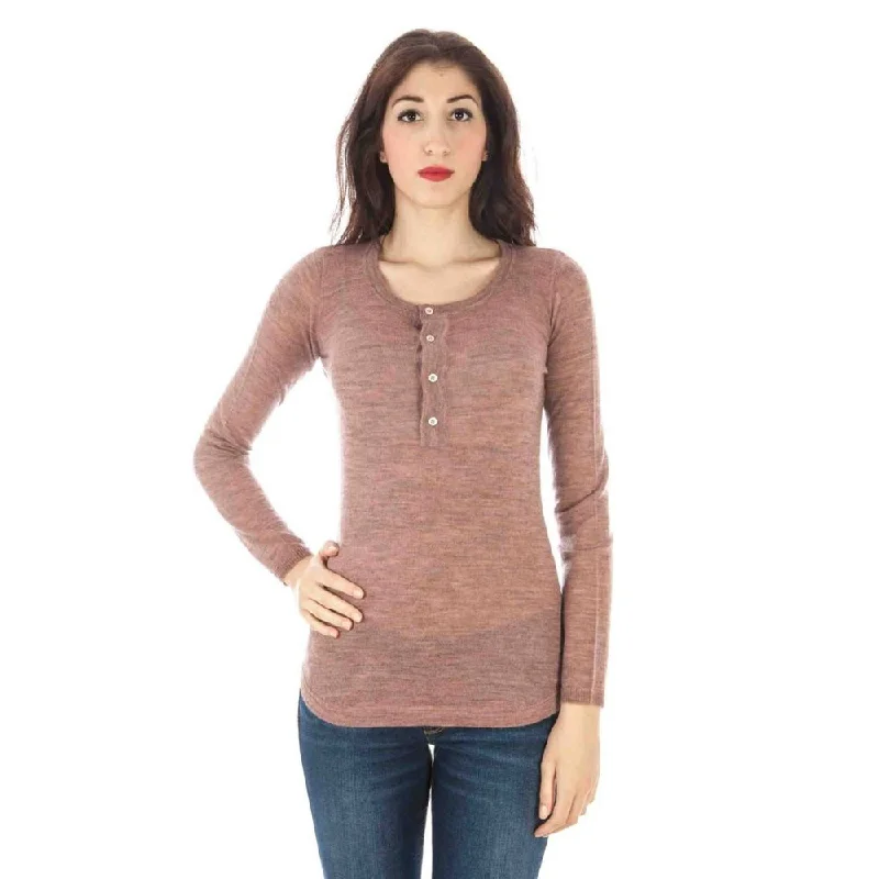 Cable - Knit Women Sweater with Intricate PatternsF Perry  Wool Women's Sweater