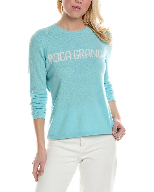 V - Neck Women Sweater to Elongate the NecklineJ.McLaughlin Shield Cashmere Sweater