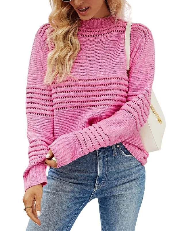 Cable - Knit Women Sweater with Intricate PatternsLuna Tuccini Sweater