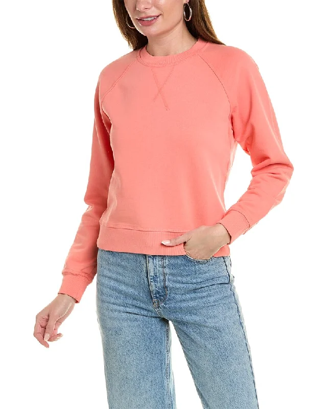 Mock - Neck Women Sweater for a Modern TwistMonrow 90's Classic Raglan Pullover