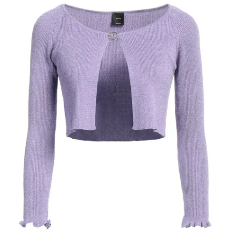 Cable - Knit Women Sweater with Intricate PatternsPINKO  Viscose Women's Sweater