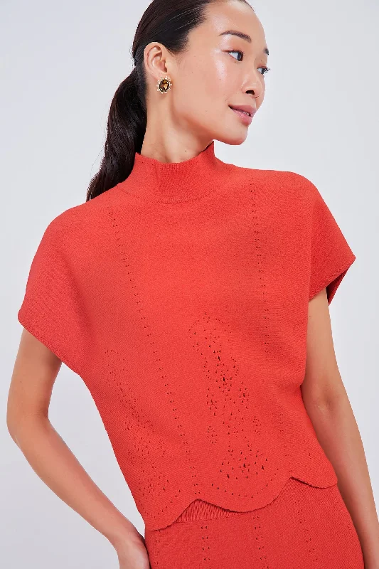 Mock - Neck Women Sweater for a Modern TwistPoppy Biscuit Sweater