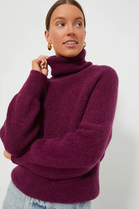 Chunky Knit Women Sweater for Winter WarmthPrune Albertville Sweater