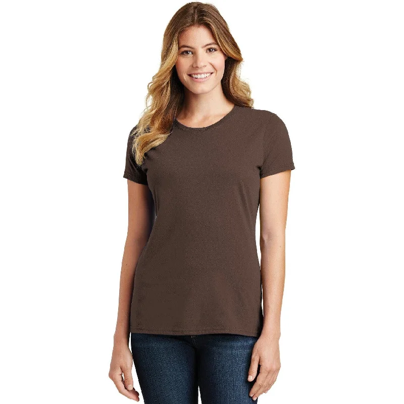 Ringer T Shirt Women with Retro - Inspired StripesCLOSEOUT - Port & Company Ladies Fan Favorite Tee