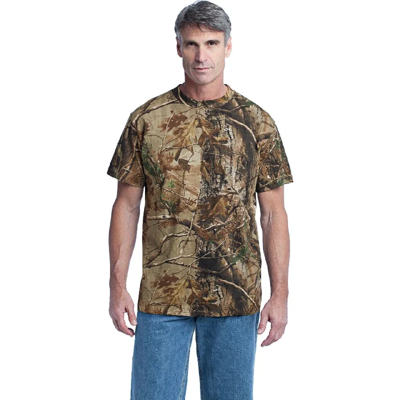 Moisture - Wicking Women T Shirt for Active LifestylesCLOSEOUT - Russell Outdoors Realtree Explorer 100% Cotton T-Shirt