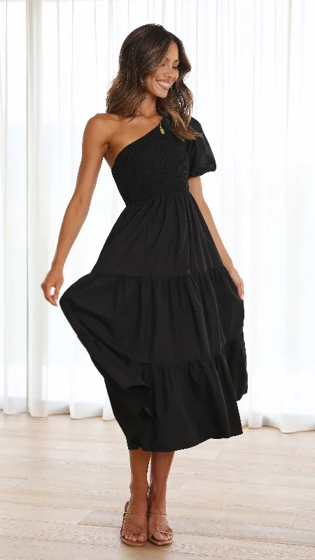 Little Black Women Dress with Sequins for a Glamorous Night OutFrankie Maxi Dress - Black