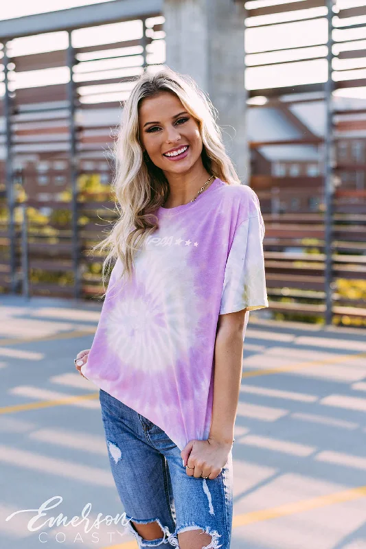 Sleeveless Women T Shirt for Summer ComfortKappa Spiral Tie Dye PR Tee