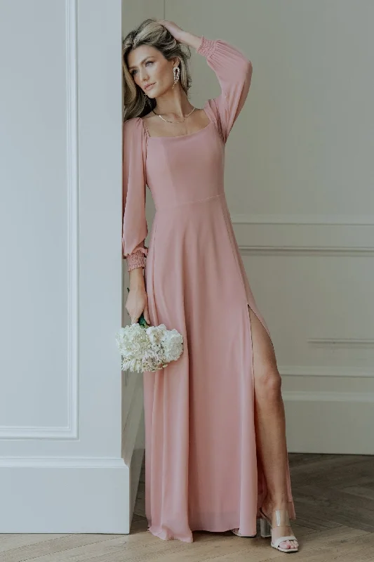 Lace - Embellished Women Dress for an Elegant and Sophisticated AppearanceGiselle Maxi Dress | Blush