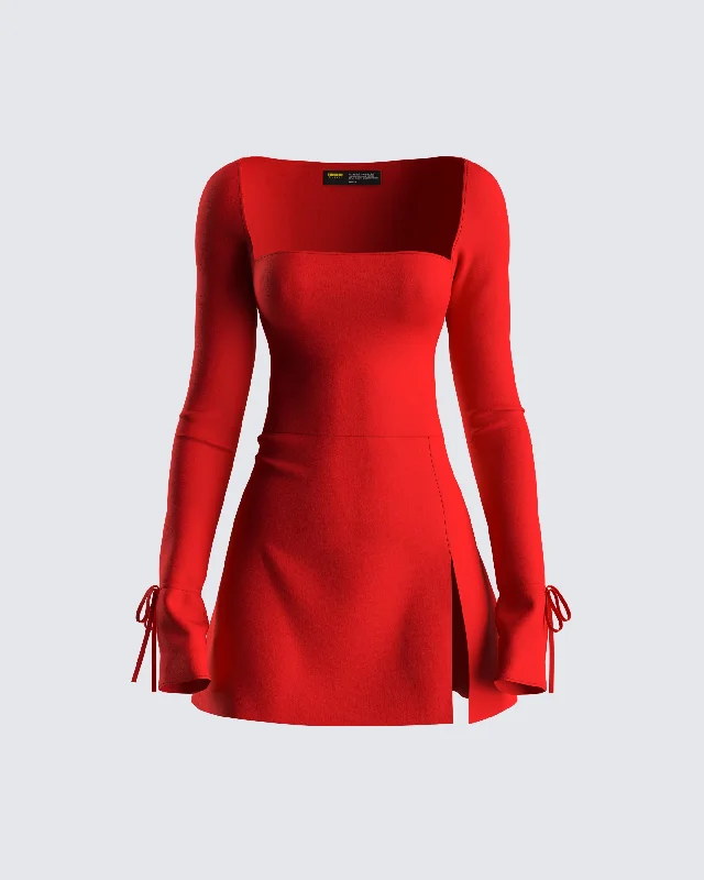 Backless Women Dress for a Sexy and Alluring Look at Evening EventsKesia Red Mini Dress