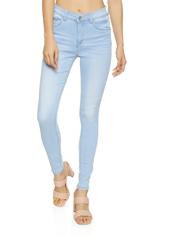 Cargo women jeans with multiple pockets for added functionalityWAX Whiskered Jeans