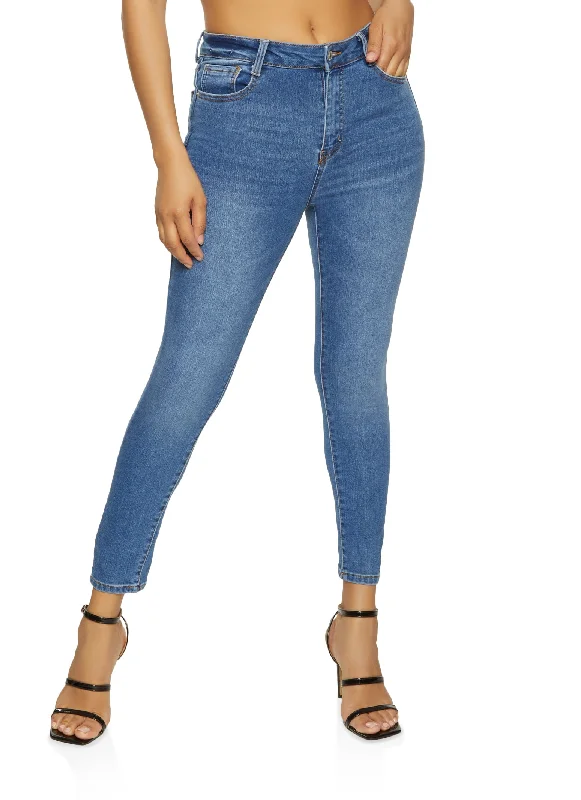 Distressed women jeans for a trendy and edgy lookWAX High Waist Jeans