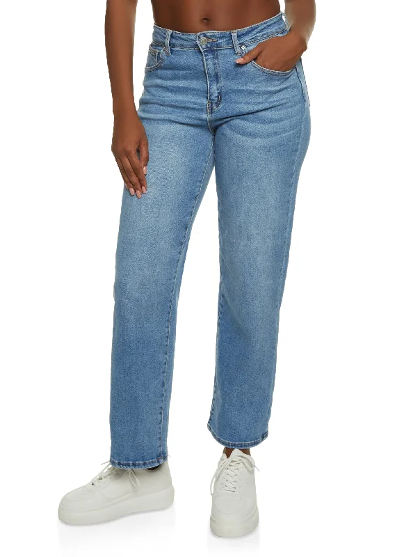 Skinny women jeans with a form - fitting designWAX Straight Leg Jeans