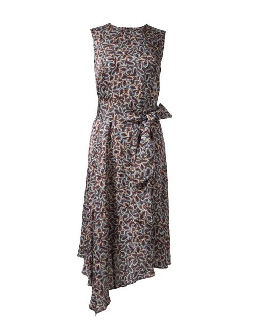 Empire Waist Women Dress to Accentuate the Bust and Conceal the WaistCecilia Multi Floral Print Dress