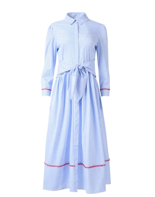 Ruffled Women Dress with Multiple Layers for a Playful and Girly StyleClarice Blue Dress