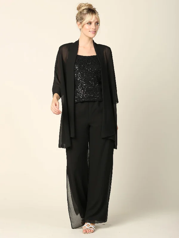 Empire Waist Women Dress to Accentuate the Bust and Conceal the WaistMother of the Bride Formal Jacket Pant Suit