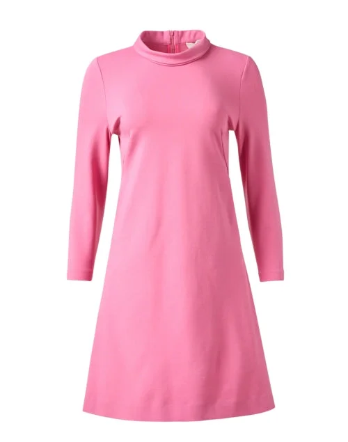 Pleated Women Dress with a Timeless and Elegant TextureOrly Pink Jersey Tunic Dress