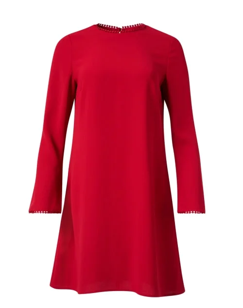 Mermaid - Style Women Dress with a Fitted Silhouette for Special OccasionsRaja Red Shift Dress