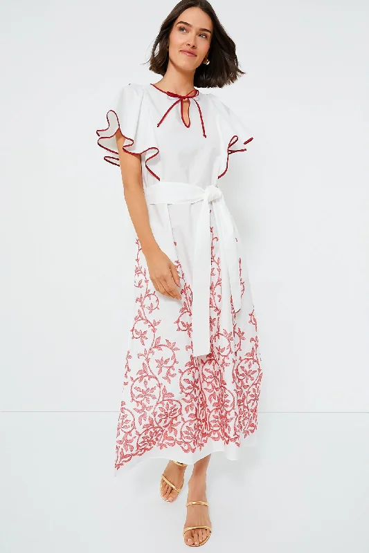 Off - the - Shoulder Women Dress for a Romantic and Feminine LookStrawberry Leaves Daisy Dress