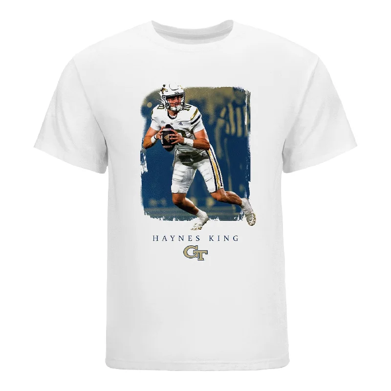 Tie - Dye Women T Shirt with a Bohemian VibeGeorgia Tech Yellow Jackets Football Student Athlete Spotlight T-Shirt #10 Haynes King