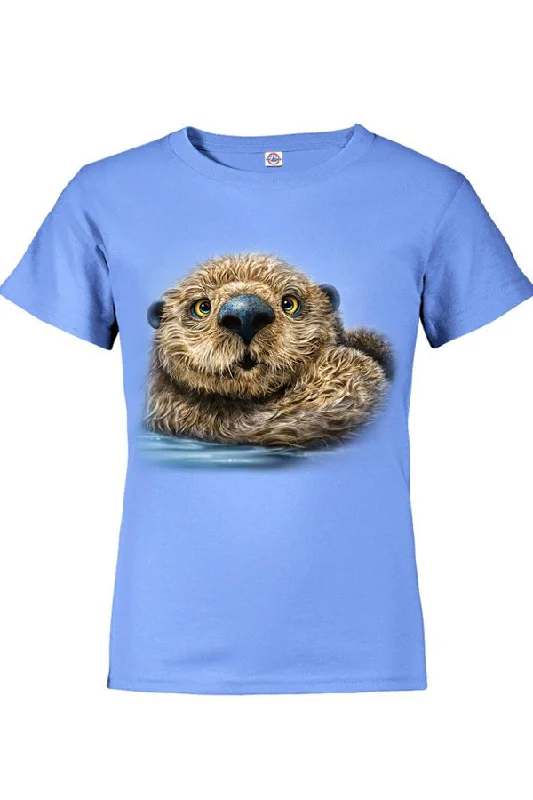 Pocketed Women T Shirt for Added FunctionalityYouth Otter T-Shirt