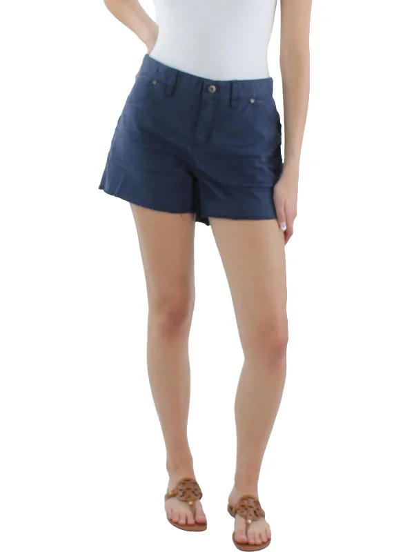 Cuffed Women Shorts for a Laid - Back and Trendy LookWomens Mini Frayed Hem Casual Shorts