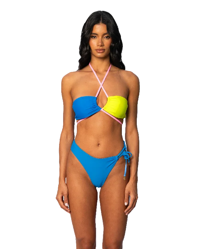 Long - line bikini top for added support and a fashionable lookLucida Halter Top Bikini | Multi Coloured