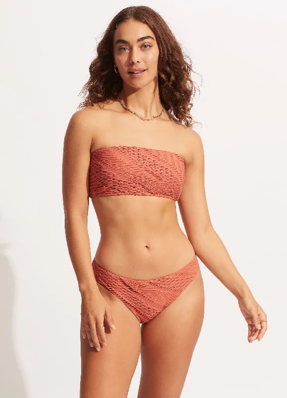 Neon - colored bikini to stand out on the beachMarrakesh Tube Top - Cinnamon