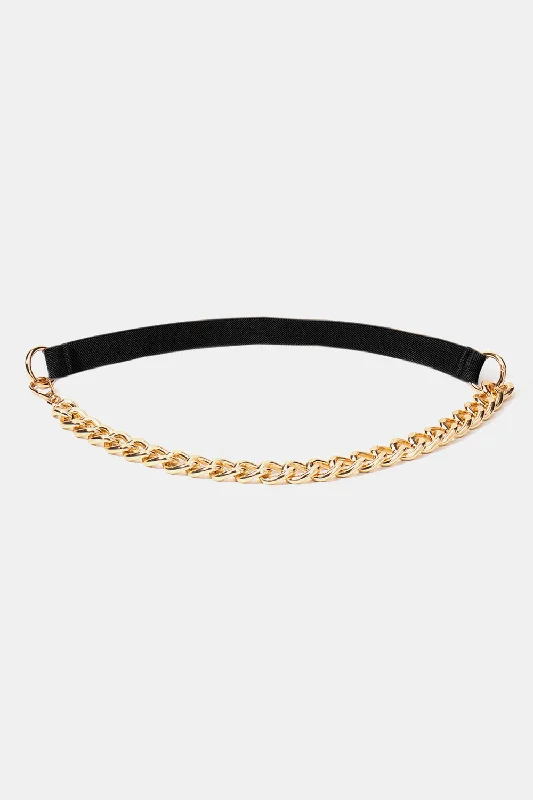 Half Alloy Chain Elastic Belt