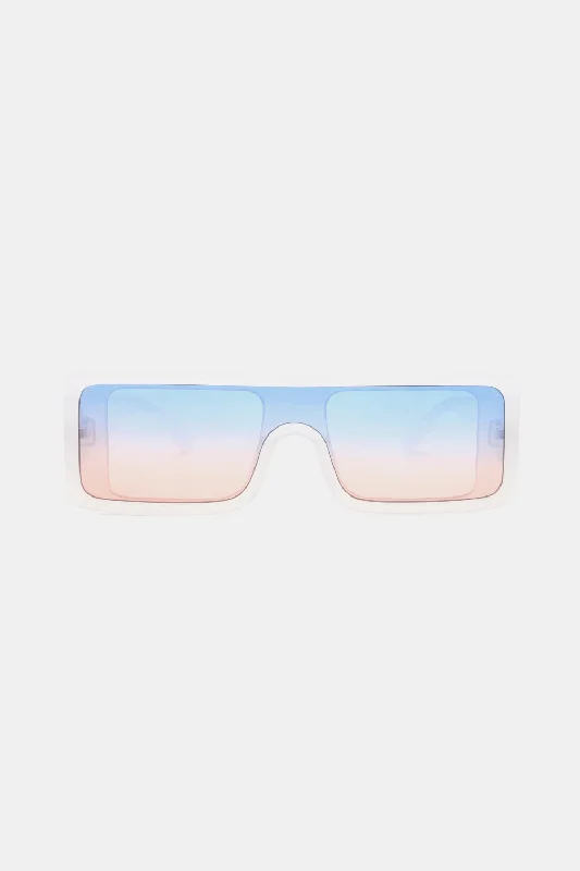 Polycarbonate Frame Rectangle Sunglasses